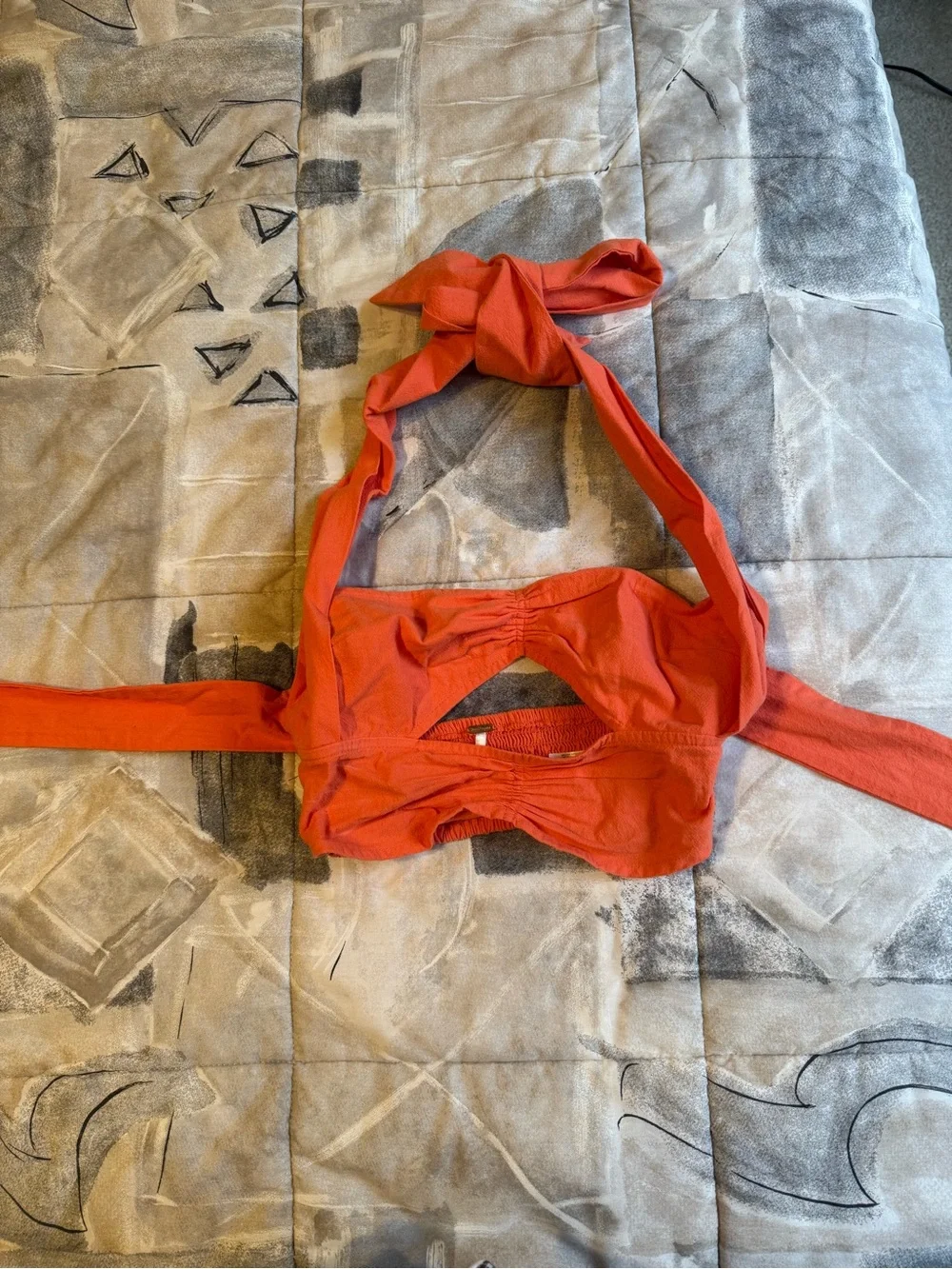 Free People Adventurous Night Set - Wild Papaya- Size XS